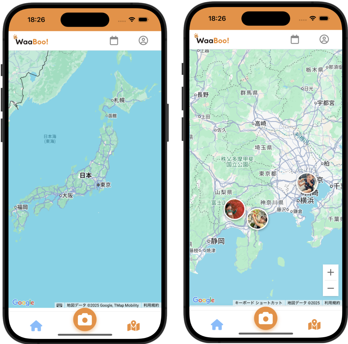 地図機能のイメージ